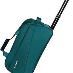 KWID Duffle Trolley Bag, 54L Capacity, Premium Polyester, Teal, 55x26x30 cm (Green)-image-41