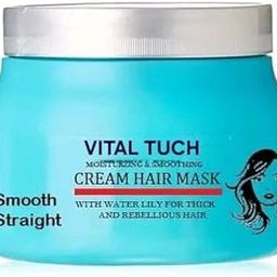 VITAL TUCH Hair Mask, Moisturising & Smoothing Cream with Water Lily for Thick Hair, 490g-image-18