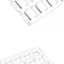 MERISHOPP 2 Pieces Clear Switch Tester Base Acrylic Plate for Cherry Mx Switch|Computers/Tablets & Networking | Keyboards, Mice & Pointers | Keyboards & Keypads-12