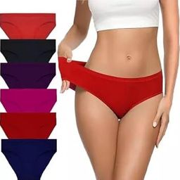 Cotton Jumbo Size |Big Size |Plus Size High Waist Hipsters | Comfortable Soft Cotton Hipster Breathable Everyday Multicolor Panties for Womens Pack of 6-image-4