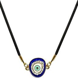 Evil Eye Charm Pendant for Women & Girls | Black Thread Evil Eye Choker Necklace for Nazar Suraksha | Handmade Lucky Evil Eye Locket Jewelry for Protection Spiritual-image-84