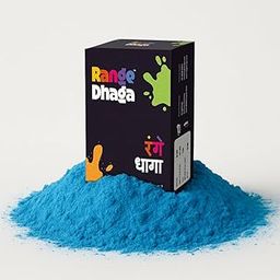 Rangedhaga Fabric Dye for Clothes Permanent, Cloth Dye Powder, Fabric Dye Clothes, Dye for Faded Jeans, 5 Sachets of Shade Sky Blue Colour with 5 Sachets of Dyfix Colour Fixer-27