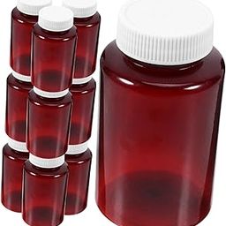 Ciieeo 12pcs Empty Plastic Medicine Bottles Large Opening Light-blocking Tea Bottles for Efficient Storage-image-39