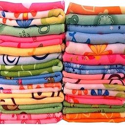 Women's Cotton Cartoon Pattern Handkerchief (MATG-020, Multicolour, Standard) - Pack of 12-image-20