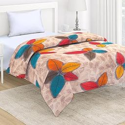HOKIPO Super Soft Glace Cotton AC Comforter/Blanket/Duvet for Single Bed, 220 GSM (IN-567-D4)-image-63