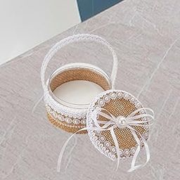 ATORSE Wedding Ring Bearer Box for Dog Portable for Party Supplies Ceremony Wedding-14