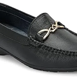 egoss X Laddy Boss Comfortbale & Lightweight Formal Loafer for Womens (Black, 37)-picture-30