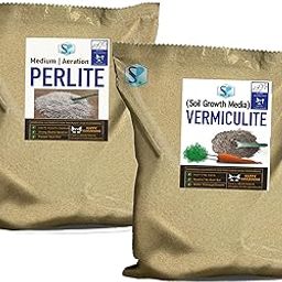 Shiviproducts Horticultural Perlite Vermiculite Combo Potting Mixture Filler for Organic Gardening | Provides Aeration and Drainage in Soil for Root Development | Useful in Hydroponic(1.9 Kg + 1.9 Kg)-image-96