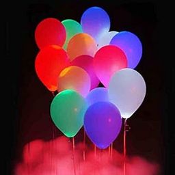 Skylofts Set of 25 LED Balloons for Party Balloons for Birthday Balloons for Decoration Party Props (Plain Balloons)-10
