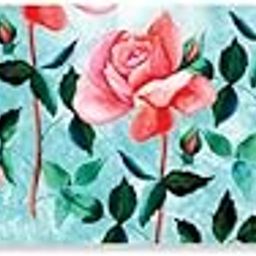 Zen Sangam Artists’ - Bookmark Gouache Glued Sketch Paper Pad - 300 GSM - Cold Pressed - (24 Sheets) - Rough Grain Surface - Size (18x5cm) - Gouache Book.-24