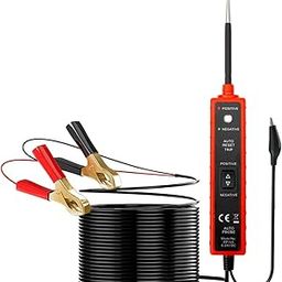 Serplex® Power Circuit Tester 6-24V DC Test Light Short Circuit Tester Component Activation Electrical Voltage Tester Polarity Identify Continuity Tester with LED Light, Long Test Lead-image-9