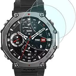 YODI Waterproof 3D Tempered Glass Screen Protector Compatible with Amazfit T-Rex 3 SmartWatch Only (Not for Amazfit T Rex/Amazfit T Rex Pro) (Combo (Pack Of 2))-28