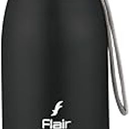 FLAIR 1100 ml Champ DX Stainless Steel Water Bottle – BIS Certified, ISI Marked, Leak-Proof & Durable (Black)-image-98