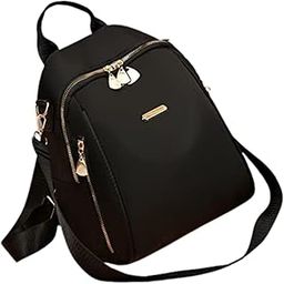 Women's Backpack Small Shoulder Bag, Girls Mini Bag Water Resistant Anti-theft Backpack Black College Backpack-image-55
