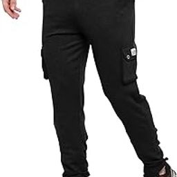 Solid Cotton Blend Casual Cargo Pant, Cuffed in Ankle, Multi-Pockets, Stretchable Cargos for Men(Pack of 1)-image-117