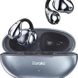 Earaku SoundClip Wireless Earphones, Open Ear Earphones, Ear Cuff Type, Ultra Lightweight, No Ear Blocking, No Sound Leakage, Innovation in Bone Conduction, DSP Function, Malleus Algorithm, Open Ear-25
