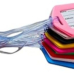 Kidultz Luggage Tags, Smart Tags for Travel suitcases, School Bags, etc..for Easily Identification of Bags Available with Silicon Band(Pack of 10) (Multicolour)-picture-54