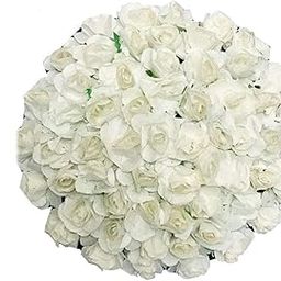 Natth Hair Bun White Gajra Flower Bun Artificial Juda Accessories for Women in White Color Pack of 1-image-89