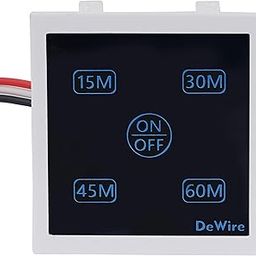 Auto Cut Off Timer Switch for Water Motor Pump, Water Heater, Exhaust Fans,Mosquito Repellent,Humidifier, Air Purifier,Room Heaters and Lighting Loads up to 10 AMPS (15, 30, 45, 60 Mins)-85