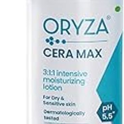 Oryza CERAMAX Intensive Moisturizing Lotion 250 ml | For Dry & Sensitive Skin | Non-Comedogenic & Paraben Free | With 5 Ceramide & Hyaluronic Acid | 72 Hours Long Hydration Pack of 1 - By Alembic Pharma-28