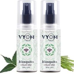 Vyom India Mosquito Repellent Spray, 100% Natural Deet Free Mosquito Killer Spray for Room with Citronella & Lemongrass Oil, Child & Pet Safe, Plant based & Organic - 100ML (Pack of 2)-image-39