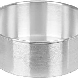 Aluminium Round Cake Pan Tin Mould 6-Inches X 3 Inches Height, Silver-image-5
