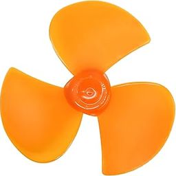 Electronic Spices 75mm Diameter 3 Blade Nylon Glass Fiber Build Fan Propeller for CCW DC Motors Pack of 5-28