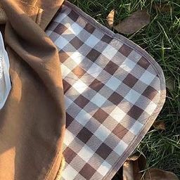 PUPOPIK Extra Large Beach Blanket Outdoor Picnic Blankets, Foldable Waterproof Sand Free Picnic Mat for Festival BBQ Park Grass Lawn Camping Hiking Travel Concerts (Brown, 80x60 in)-image-81