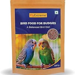 FlyExtreme Premium Budgies Bird Food - Nutrient-Rich, All-Natural Blend for Healthy & Happy Budgies Seeds & Grains for Optimal Growth (450 Grams)-image-28