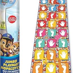 Ratna's Paw Patrol Hopscotch Jumbo Play Mat, 40 x 108 Inches, Indoor Outdoor Family Party Game, Hand and Feet Activity Toys for Kids and Adults-24