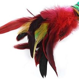 Lightweight Feather Foot Kick Shuttlecock, Rubber Base Foot Kick Shuttlecock, Convenient to Kick Small Size for Shuttlecock Lovers Beginner-image-49