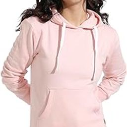Women's Pullover Hoodie with Kangaroo Pockets for Casual Wear | Hooded Neck | Long Sleeve | Drawstring Closure | Cotton Sweatshirt Crafted with Comfort Fit for Everyday Wear-image-13