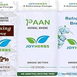 JOYHERBS Herbal Cigarettes 100% Tobacco And Nicotine Free Combo Pack Of Clove, Refreshing Breeze & Paan Flavour Smoke (10 Sticks Each) - Made with Ayurvedic Herbs(Tobacco Alternatives) | Non Addictive-image-7