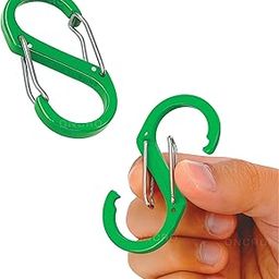 ONCRO® Smart Lightweight Carabiner Clip Hooks S Shape Dual Quick Release Lock 2 inch 50 mm Keychain Spring Snap Backpack Buckle Outdoor Camping Cycling Bike Hiking Fishing Keyring S Hooks 50mm-image-87