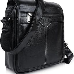 Unisex Synthetic/Vegan Leather Laptop Messenger Office Bag for Men and Women, Fits 14/15.6 Inch Laptops, Ideal for Office, Travel, and Business Bag-image-31