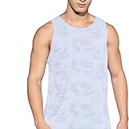 TECHNOSPORT Men's Slim Fit Jacquard Innerwear Vest with Ventmesh for Running, Gym & Sports-image-13