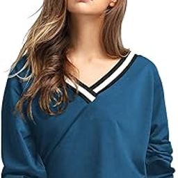 Stylish Plain Green Long Sleeve Cotton Tshirt for Women (Green)-image-16