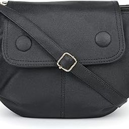 Sling Bag For Women/Girls - with 2 Zip Compartments and Flap Closure-image-0