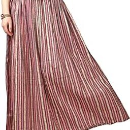 Rayon Cotton Slub Skirts for Women, Girls-image-8