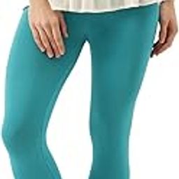 Women's Solid Ankle Length Leggings with lace Detailing Pack of one.-image-80