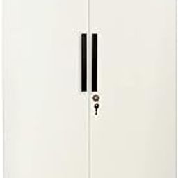 Hexagon Furnitures King Size 2 Door Wardrobe White and Brown(Height:75inch,Width:36inch,depth21inch)-image-58
