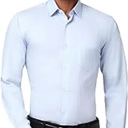 peter england Men Polycotton Slim Fit Full Sleeve Stretchable Solid Shirt | Lycra Comfort-picture-29