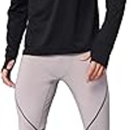 Men Lilac Grey Rapid Dry-Fit Antimicrobial Short Running Tights-image-49