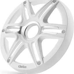 Clarion CMGP-101-SW 10-inch Premium Subwoofer Grille Sport Style, White, with Metallic Silver Accents-image-22