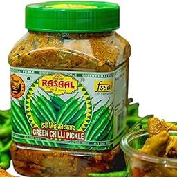 RASAAl Green Chilli Pickle - Authentic Indian Style | Spicy, Tangy & Flavorful | Made with Fresh Green Chilies & Traditional Spices | 100% Natural, No Artificial Preservatives | 500gm-image-54