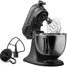 Royal Stand Mixer 1000W with 5L SS Bowl and 8 Speed Setting I Includes Whisking Cone, Mixing Beater & Dough Hook, and Splash Guard, (Black)-17