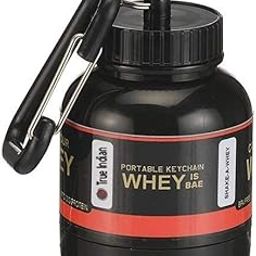 JASMINE & GLORY Protein Powder Funnel Keychain | 30ml Portable To-Go Supplement Container | Travel-Friendly Gym Accessory with Keychain | Leakproof Plastic | Black | Pack of 1-image-34