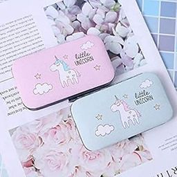 Pocket Sized 7In1 Manicure Pedicure Set, Unicorn Print/Unicorn Nail Care Kit (Random Colors)-image-6