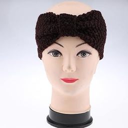 Bow Turban Knitted Headwrap Hair Band Winter Ear Warmer Headband Coffee Clothing, Shoes & Accessories | Womens Accessories | Hair Accessories-image-22