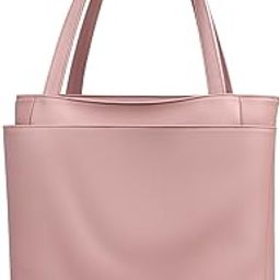 GRACETOP Long Tote Bag | Stylish Shoulder Handbag for Women | Includes Hanging Pouch | Spacious and Lightweight Design | Premium Faux Leather | Ideal for Office Travel Shopping | Daily Use Bag-7